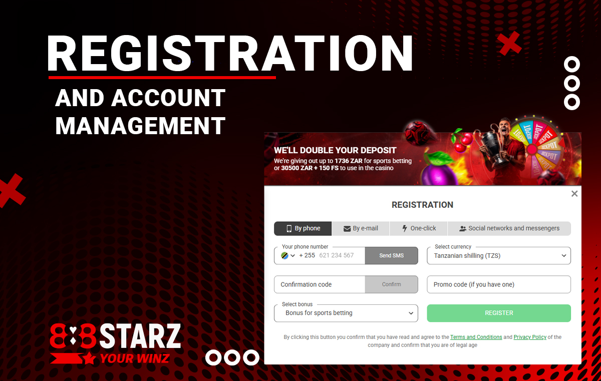 888starz account registration and features