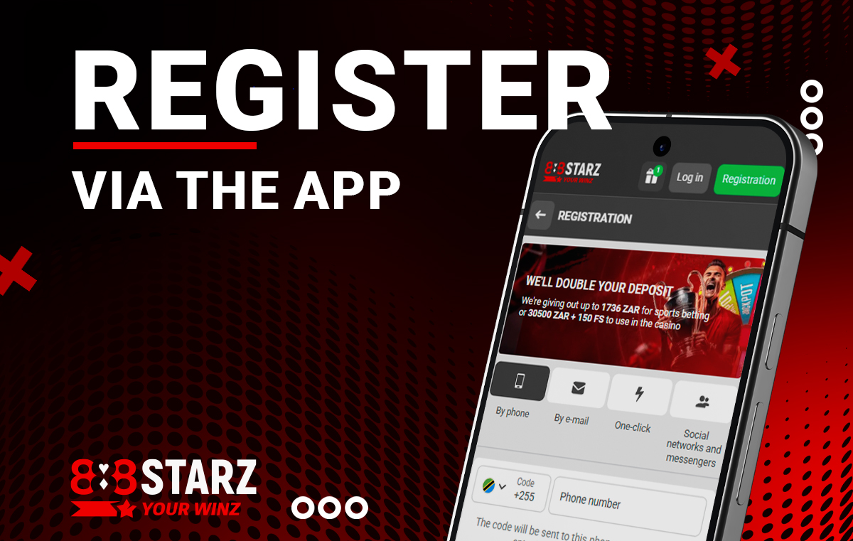 Registration in 888starz app for new users from Tanzania